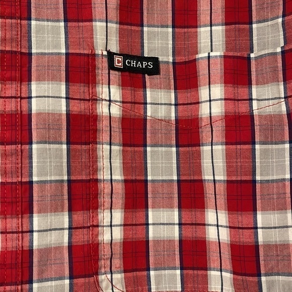 Mens button down Chaps shirt size medium - Picture 2 of 3